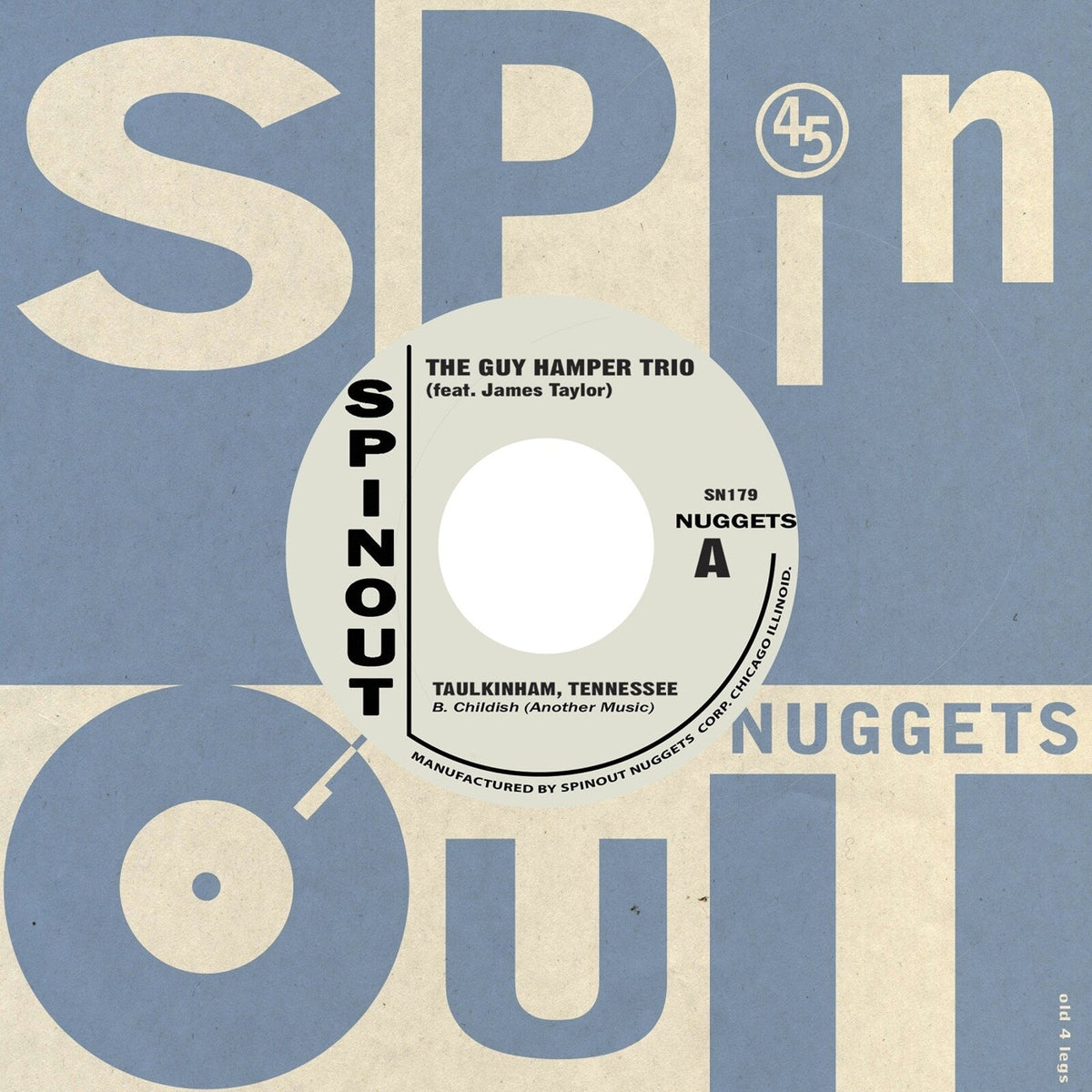 The Guy Hamper Trio feat. James Taylor - Taulkinham, Tennessee / A Surprise to You, No Surprise to Me cover artwork