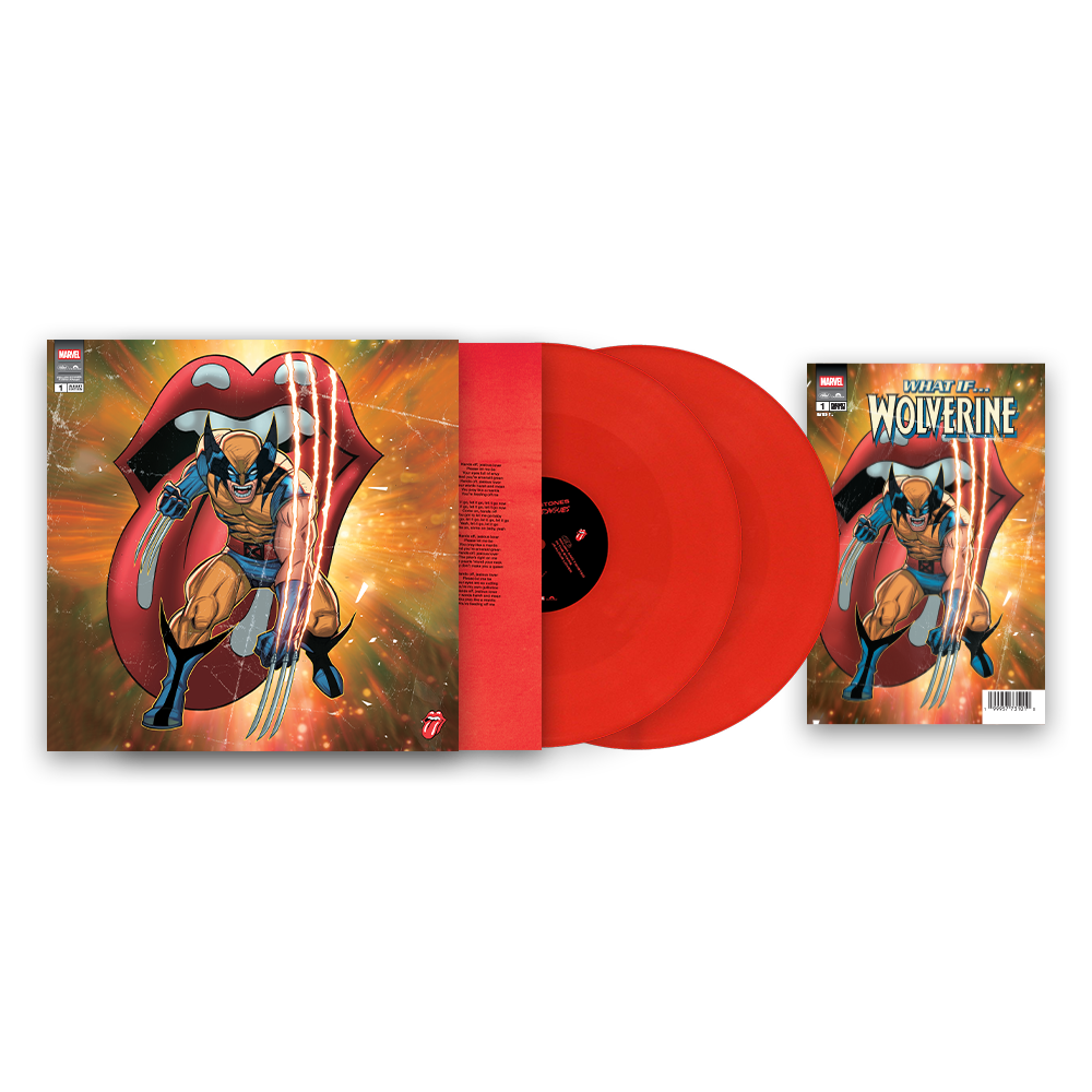 The Rolling Stones – Foreign Tongues [Marvel Wolverine Red Vinyl 2LP] — cover artwork