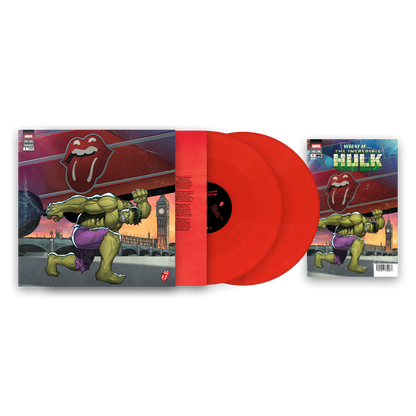 The Rolling Stones – Foreign Tongues [Marvel Hulk Red Vinyl 2LP] — cover artwork