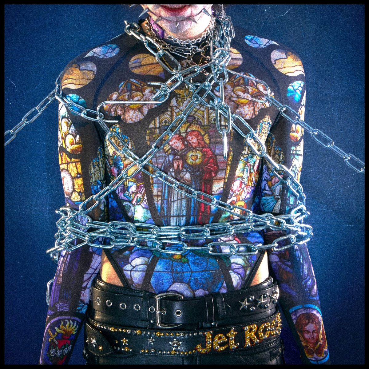Plume – Saferooms & Healing Frequencies [Blue Vinyl LP]: cover artwork