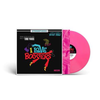 tUnE-yArDs – I Love Boosters (Soundtrack) [Pink Vinyl LP]: cover artwork