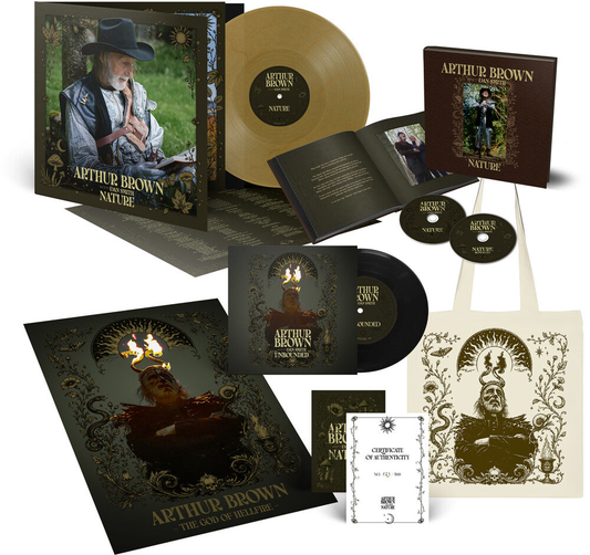 Arthur Brown – Nature [Gold Marble LP + 7" + 2CD Bundle]: cover artwork
