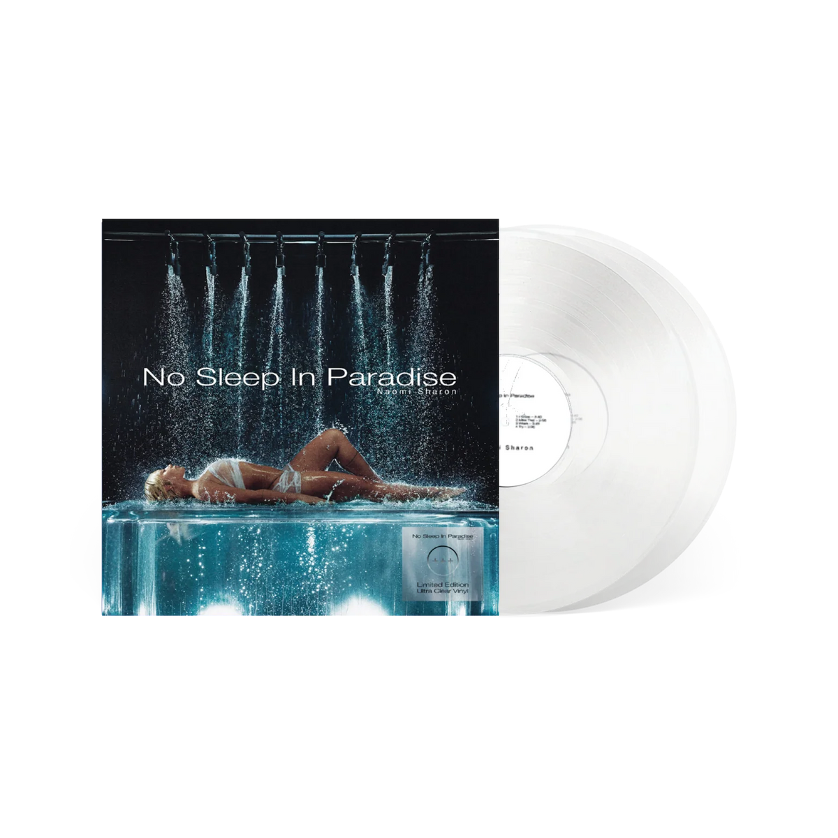 Naomi Sharon – No Sleep in Paradise [Ultra Clear Vinyl 2LP] cover artwork