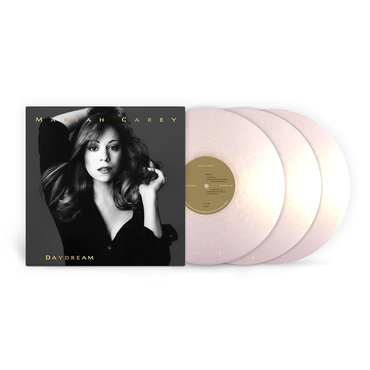 Mariah Carey – Daydream (30th Anniversary) [Iridescent Gold Vinyl 3LP] — cover artwork