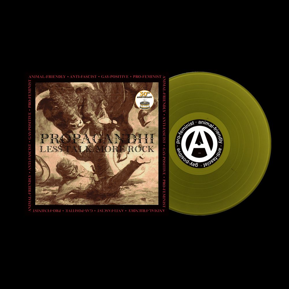 Propagandhi – Less Talk, More Rock [Olive Green Vinyl LP] artwork