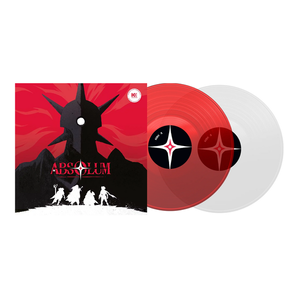 Gareth Coker – Absolum (Soundtrack) [Red & White Transparent Vinyl 2LP] artwork