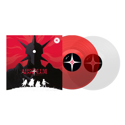 Gareth Coker – Absolum (Soundtrack) [Red & White Transparent Vinyl 2LP] artwork