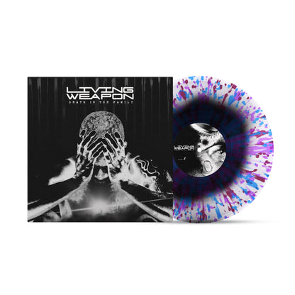 Living Weapon – Death In The Family [Black In Clear With Splatter Vinyl LP] artwork