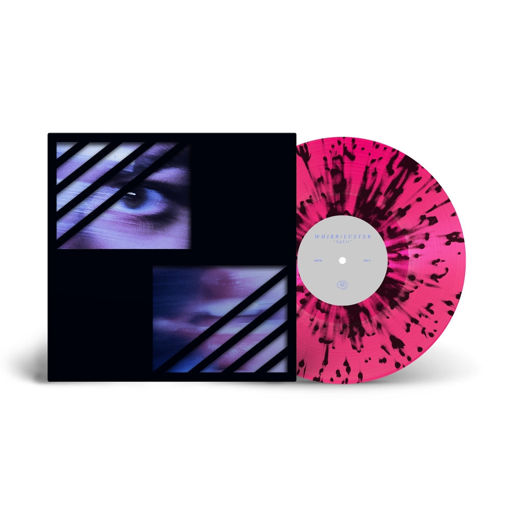 Whirr & Luster – Whirr & Luster [Magenta with Black Splatter Vinyl EP] artwork
