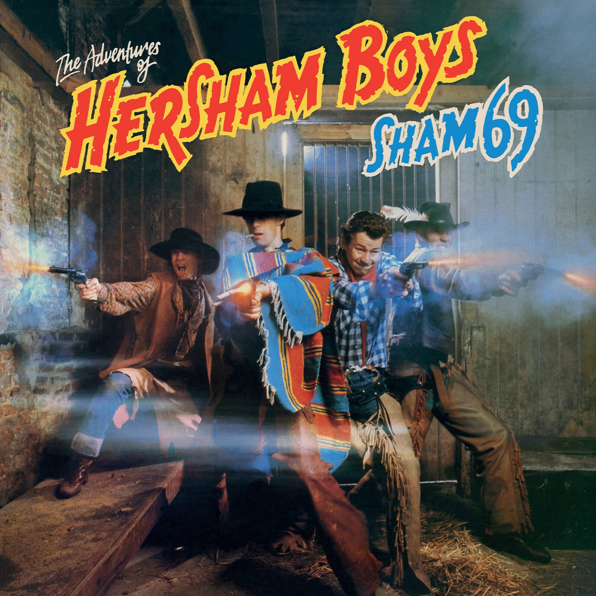 Sham 69 – The Adventures of the Hersham Boys [Numbered Translucent Red 180g Vinyl LP] – cover artwork