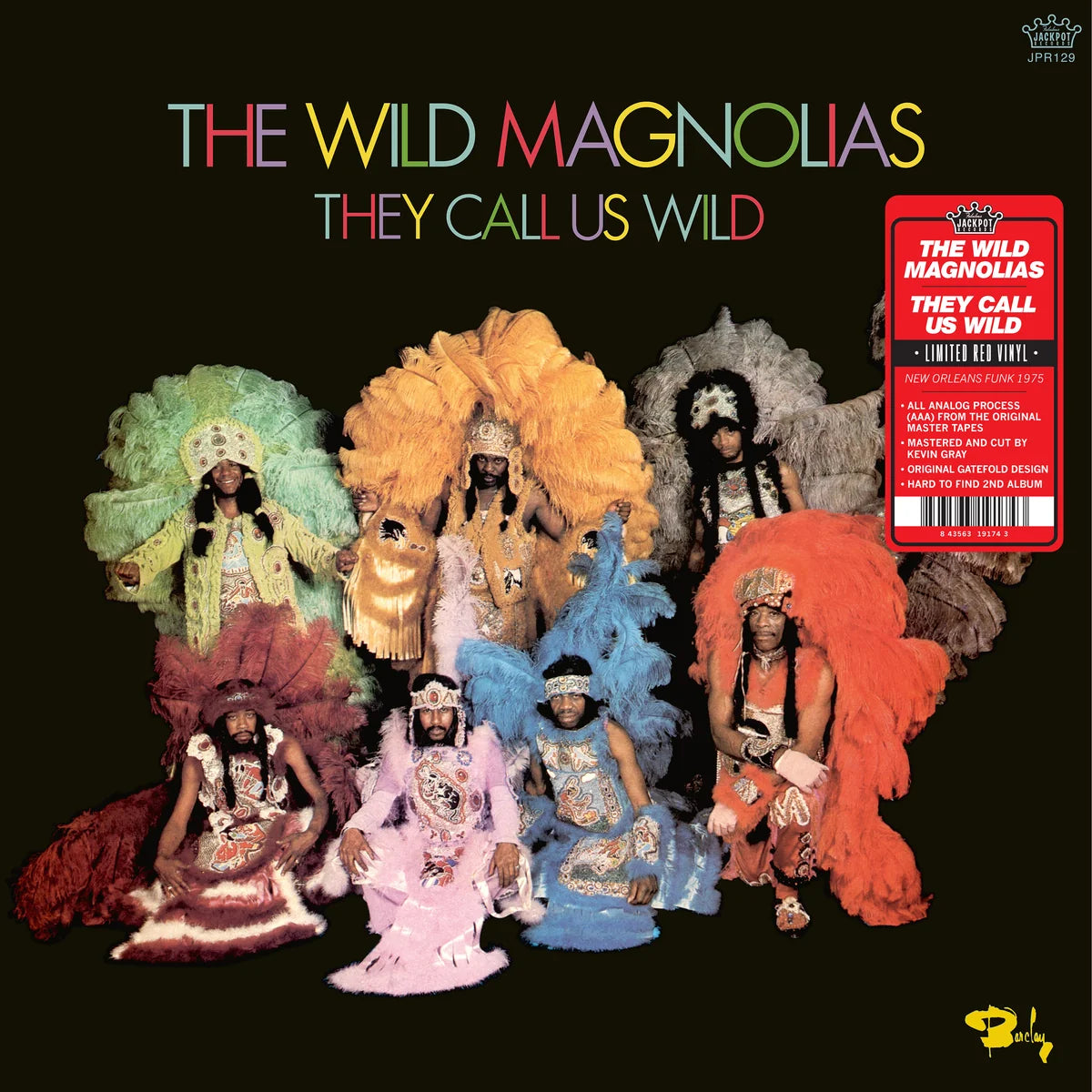 The Wild Magnolias – They Call Us Wild [Red Vinyl] – cover artwork