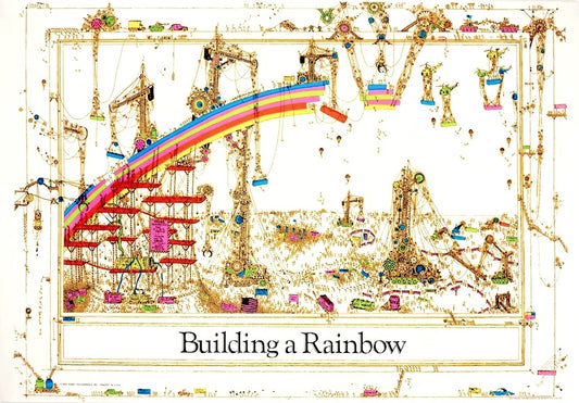 Building a Rainbow – Building a Rainbow (Heavy Stock Paper) [36 x 24 Poster] artwork