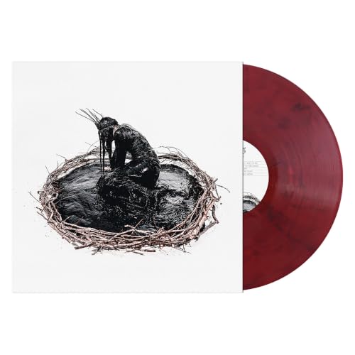 Entheos – Empty on the Inside [Red & Black Marbled LP] album artwork and packaging