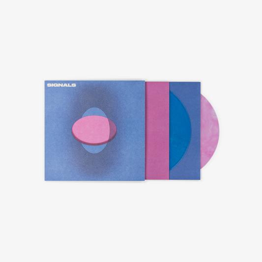 Dusky – Signals [Pink & Blue Marbled 2LP] album artwork and packaging