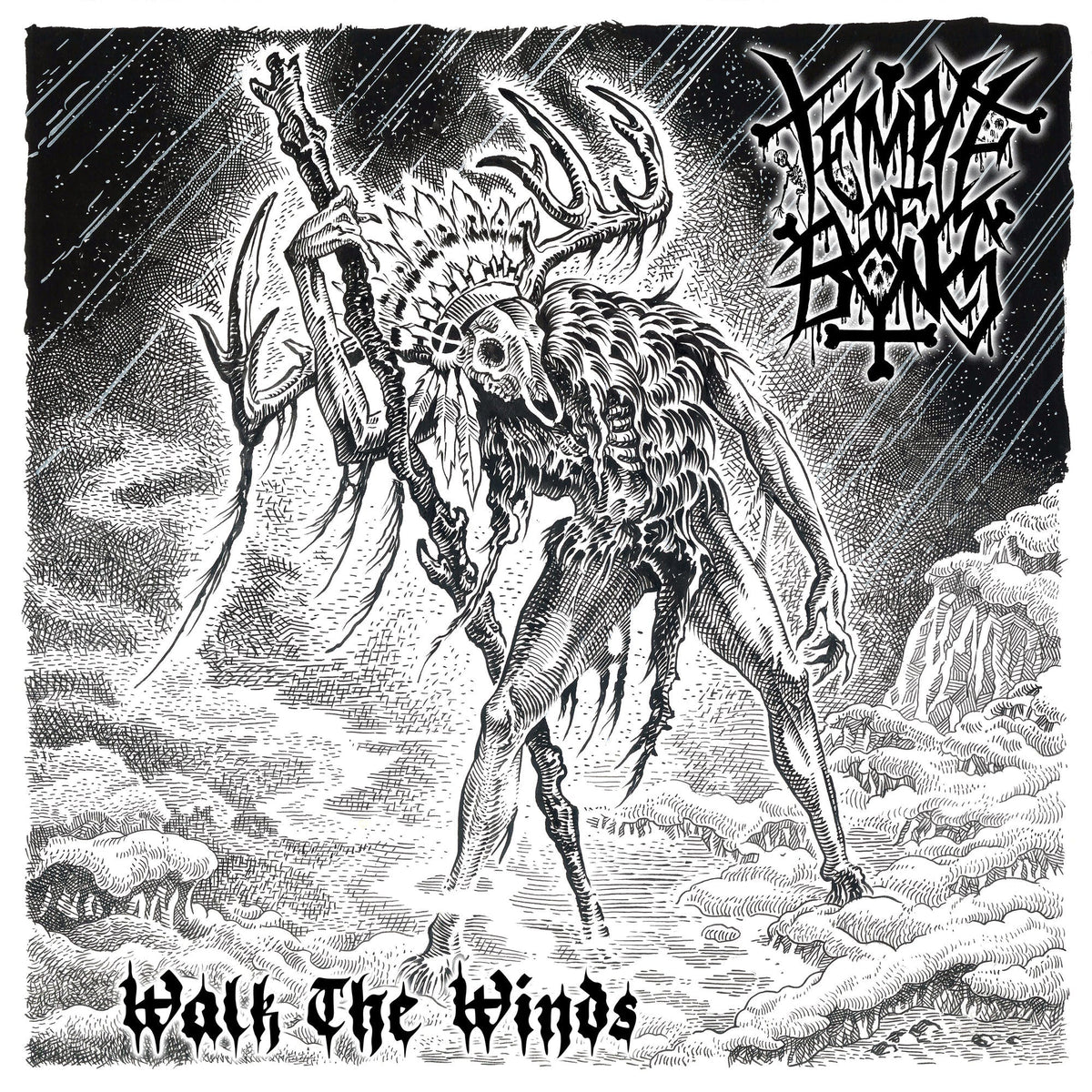 Temple Of Bones – Walk The Winds [CD] cover artwork