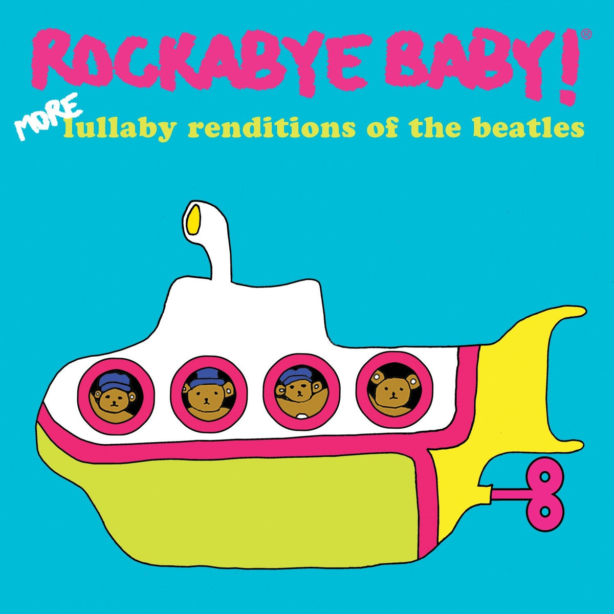 Rockabye Baby! – More Lullaby Renditions Of The Beatles [Yellow & Blue Blend Vinyl] cover artwork