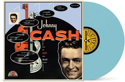 Johnny Cash – With His Hot & Blue Guitar [Blue Vinyl] cover artwork