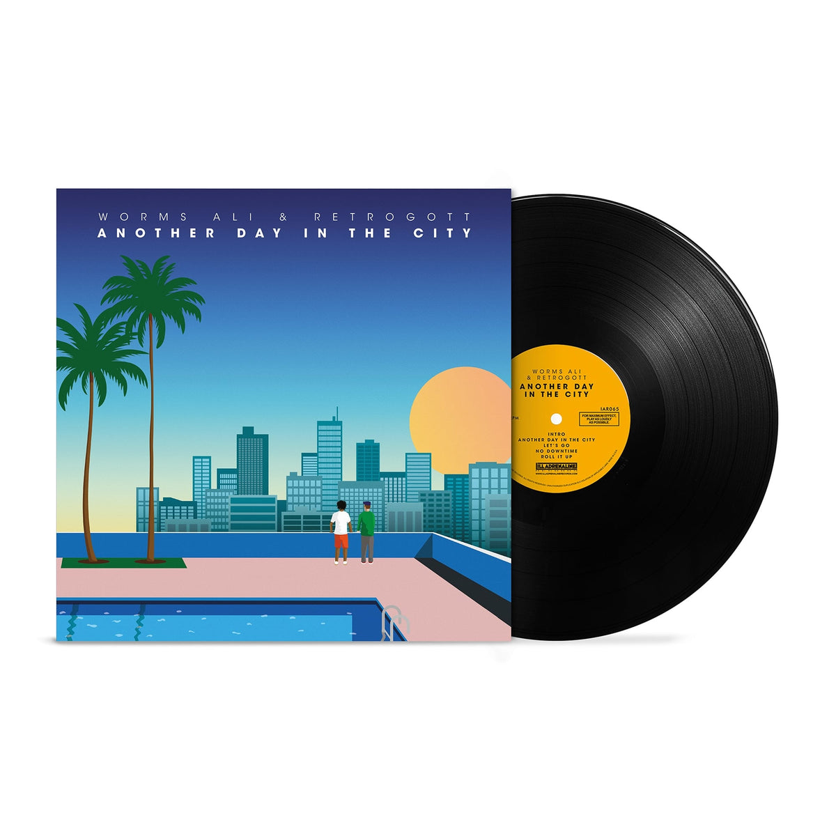 Worms Ali & Retrogott – Another Day In The City [Vinyl] cover artwork
