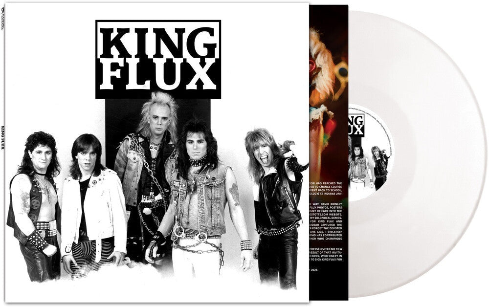 King Flux & Richie Stotts & Marky Ramone – King Flux [White Vinyl] cover artwork
