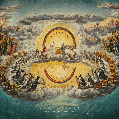 Bloodlines – To A Thousand Generations [Teal / Silver Shimmer Blend Vinyl] cover artwork