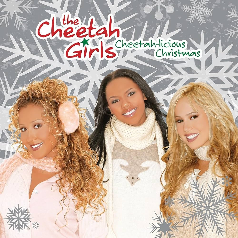 The Cheetah Girls – Cheetah-licious Christmas [Clear Glitter Vinyl] cover artwork