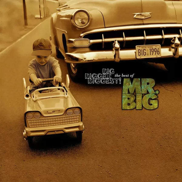 Mr. Big – Big, Bigger, Biggest! The Best Of Mr. Big [30th Anniversary 2LP Brown 180 Gram Vinyl] cover artwork