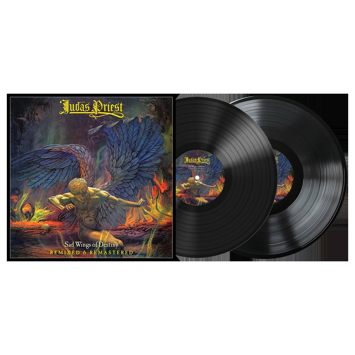 Judas Priest – Sad Wings Of Destiny [50th Anniversary Remixed & Remastered 2LP 180 Gram Vinyl] cover artwork