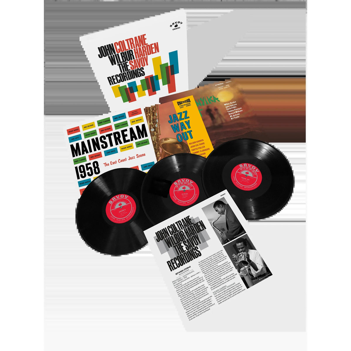 John Coltrane & Wilbur Harden – The Savoy Recordings [3LP 180 Gram Vinyl Box Set] cover artwork
