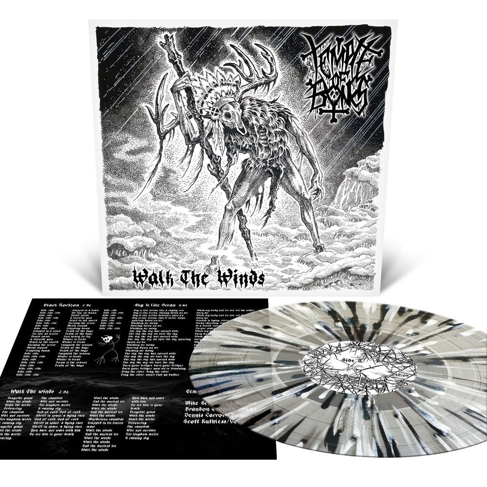 Temple Of Bones – Walk The Winds [Milky Clear With Splatter Vinyl] cover artwork