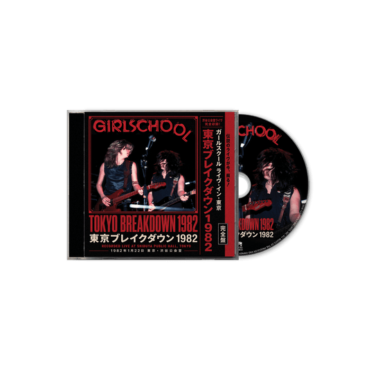 Girlschool – Tokyo Breakdown 1982 [CD] cover artwork