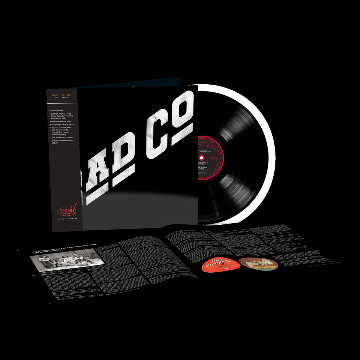 Bad Company – Bad Company [Rhino HiFi Numbered 180 Gram Vinyl] cover artwork