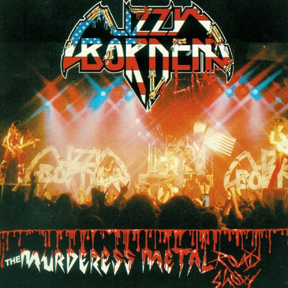 Lizzy Borden - The Murderess Metal Road Show [40th Anniversary 2LP Blood Moon Swirl Vinyl] — product artwork