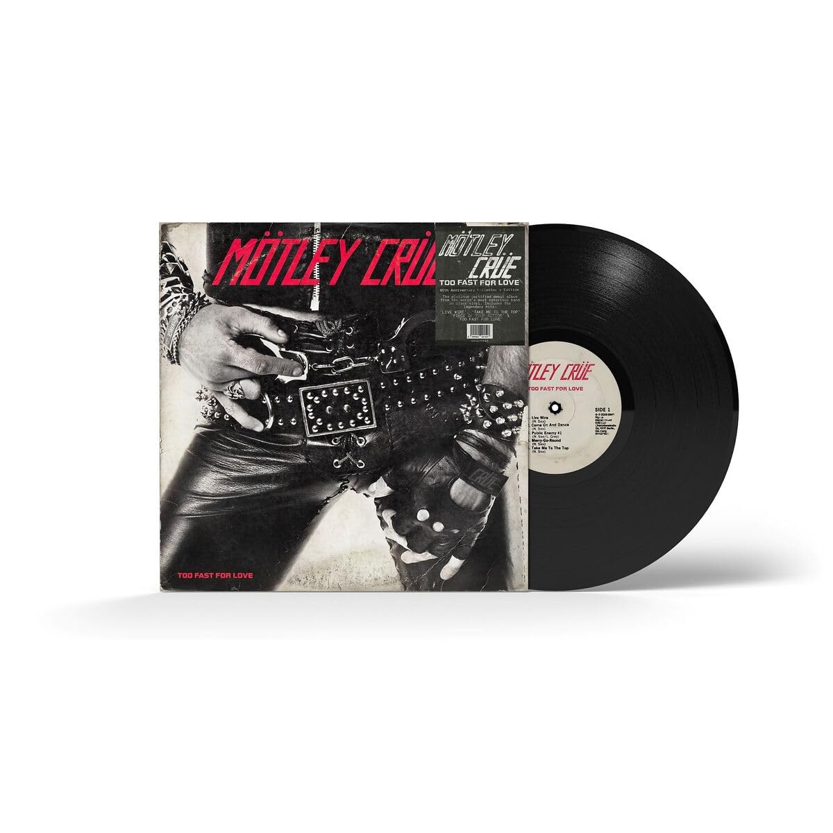 Motley Crue – Too Fast for Love [45th Anniversary LP] cover art