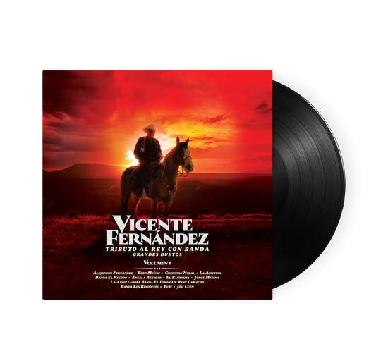 Vicente Fernandez – Tributo Al Rey Con Banda (Grandes Duetos Vol. 1) [LP] cover art