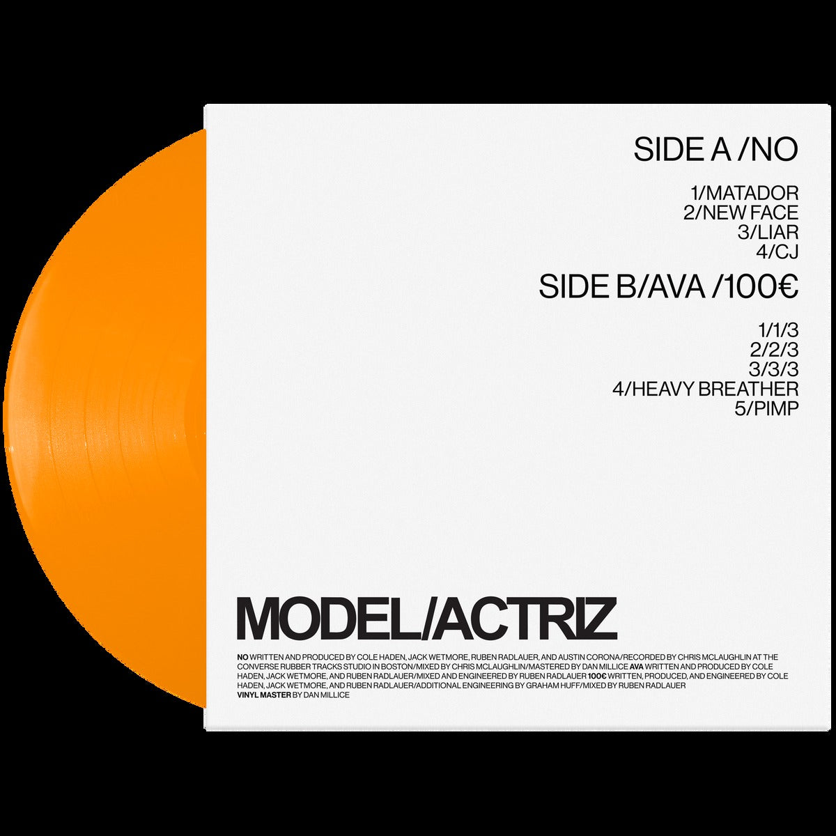 Model/Actriz - No / AVA / 100€ [10th Anniversary Orange Vinyl LP]