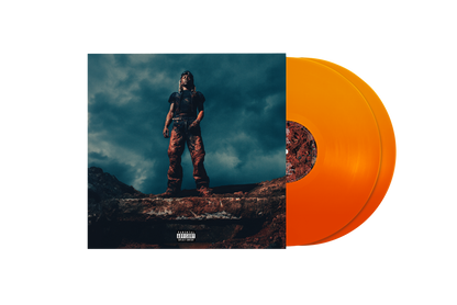 Destroy Lonely — Love Lasts Forever [Translucent Pumpkin Spice 2LP Vinyl, Alternate Cover] — cover and vinyl