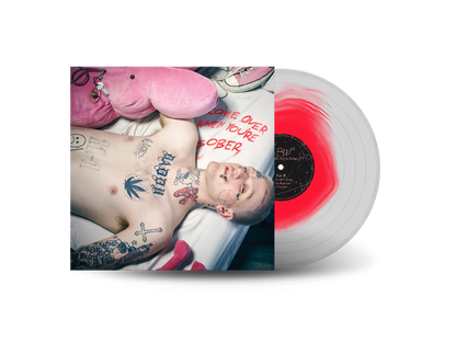 Lil Peep — Come Over When You're Sober, Pt. 1 [Pink in Clear Vinyl] — cover and vinyl