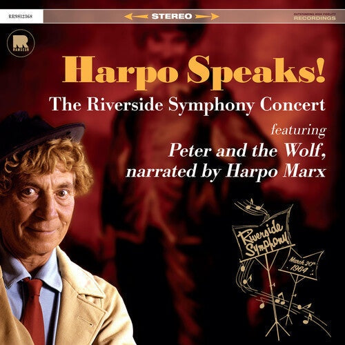 Harpo Marx - Harpo Speaks! The Riverside Symphony Concert Featuring Peter And The Wolf [Vinyl] cover artwork