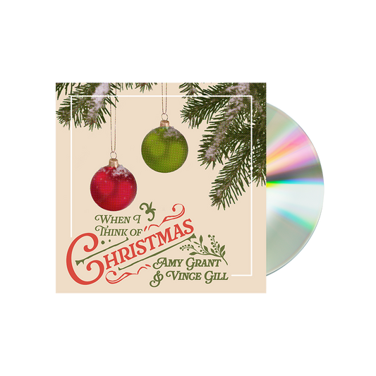 Amy Grant & Vince Gill — When I Think of Christmas [CD] — cover and product artwork