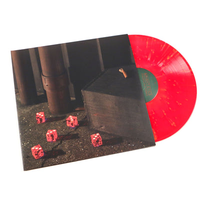 Bright Eyes — Five Dice, All Threes [Red & Orange Splatter 2LP Vinyl] — cover and product artwork