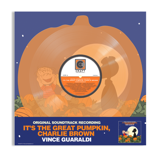 Vince Guaraldi — It's the Great Pumpkin, Charlie Brown (Soundtrack) [Pumpkin-Shaped Orange Vinyl] — cover and product artwork