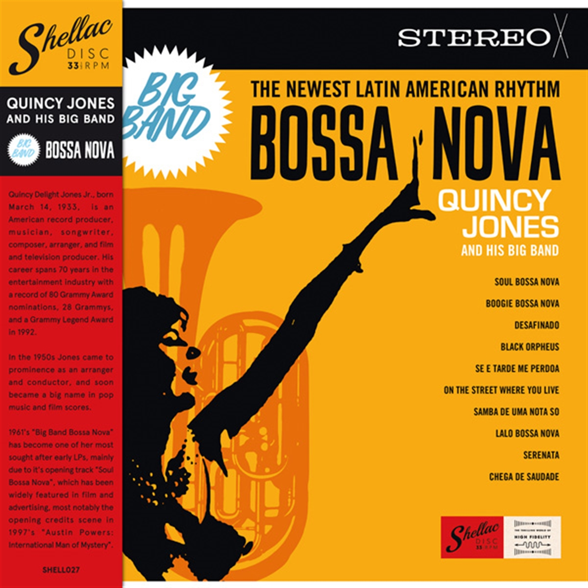 Quincy Jones & His Big Band — Big Band Bossa Nova [Vinyl]