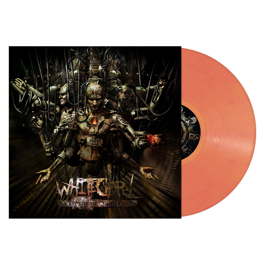 Whitechapel — A New Era of Corruption [Orange Vinyl]; cover artwork and edition packaging
