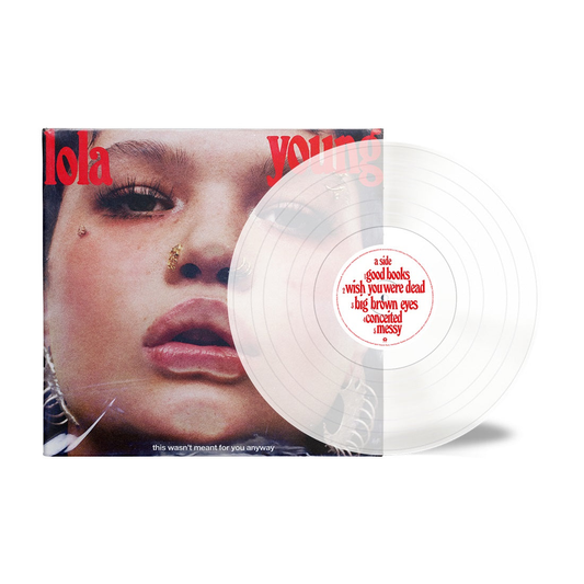 Lola Young — This Wasn't Meant for You Anyway [Clear Vinyl]; cover artwork and edition packaging