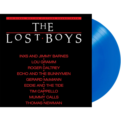 Various Artists — The Lost Boys (Original Motion Picture Soundtrack) [Blue Vinyl]; cover artwork and edition packaging