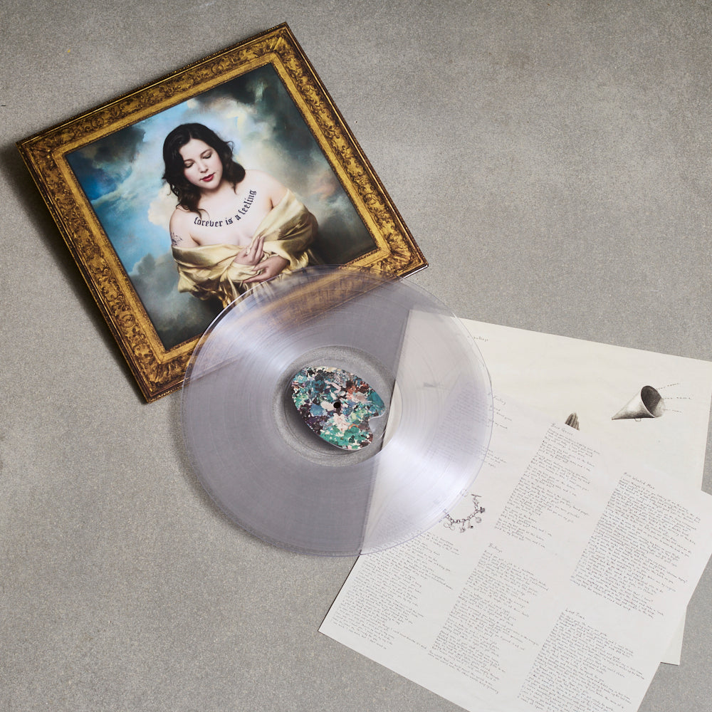 Lucy Dacus — Forever Is A Feeling [Clear Vinyl]; cover artwork and edition packaging