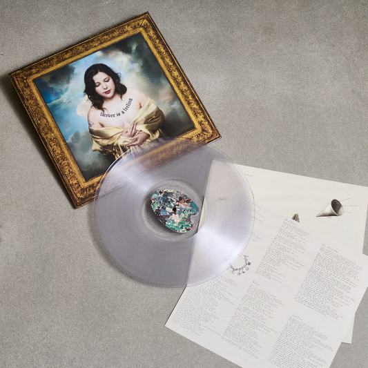 Lucy Dacus — Forever Is A Feeling [Clear Vinyl]; cover artwork and edition packaging