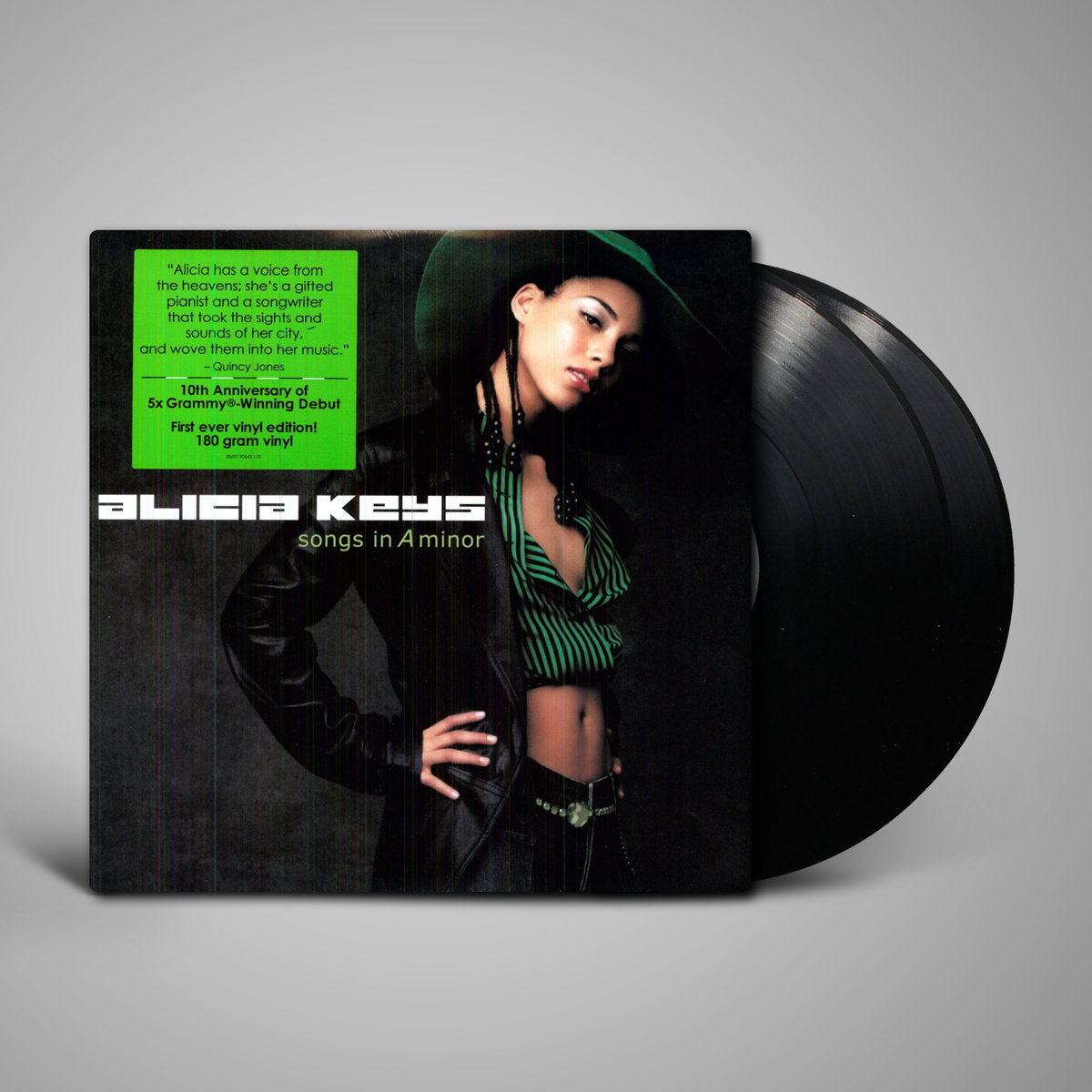 Alicia Keys — Songs in A Minor [2LP Vinyl]; cover artwork and edition packaging