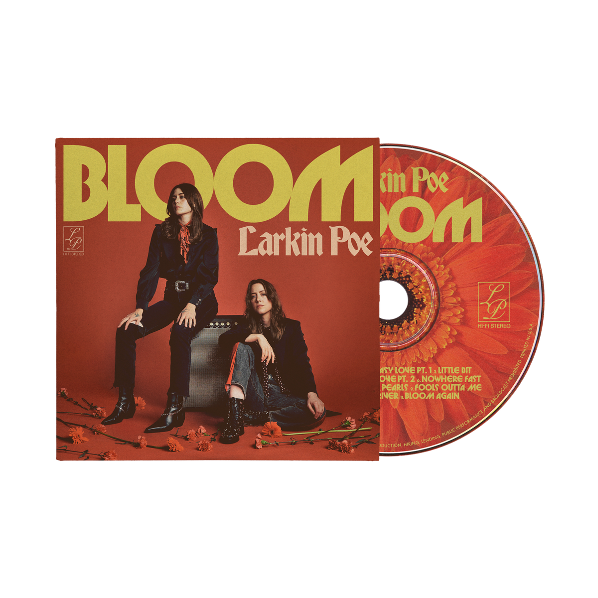 Larkin Poe — Bloom [CD]; cover artwork and edition packaging