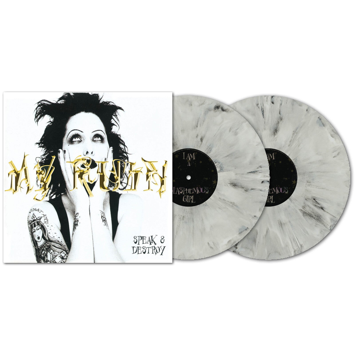My Ruin — Speak & Destroy [Black & White Marbled 2LP] — cover artwork